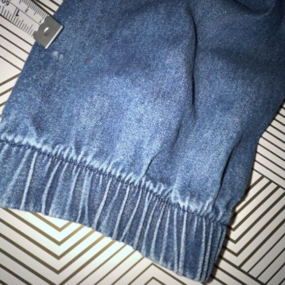 VTG 90s Alfred Dunner Wmns Petite Zip Up Denim Embroidered Jacket Sz 18P - Picture 11 of 12